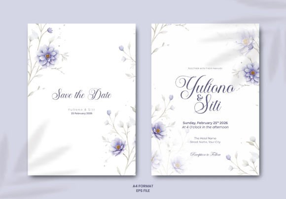 Download Wedding Invitation Template Vector - Premium Resources