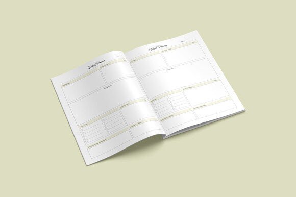 Download Student Planner Page Print Template - Print template Collection
