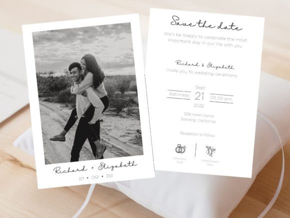 Download Modern Basic Photo Wedding Save the Date - Modern Collection