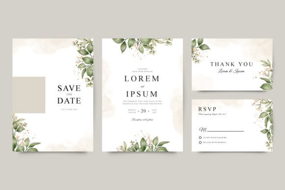 Download Wedding Invitation Template Set - Invitation template Collection