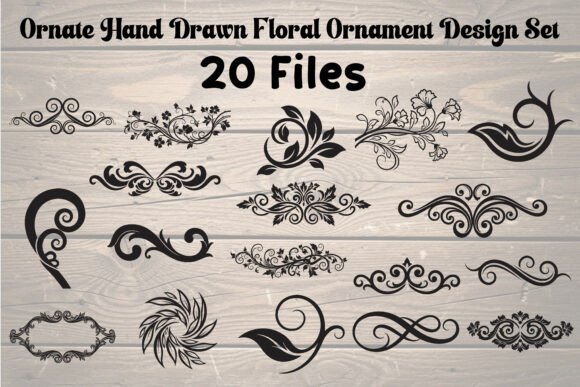 Download Vintage Decorative Swirls &amp; Flourishes - Vintage Collection