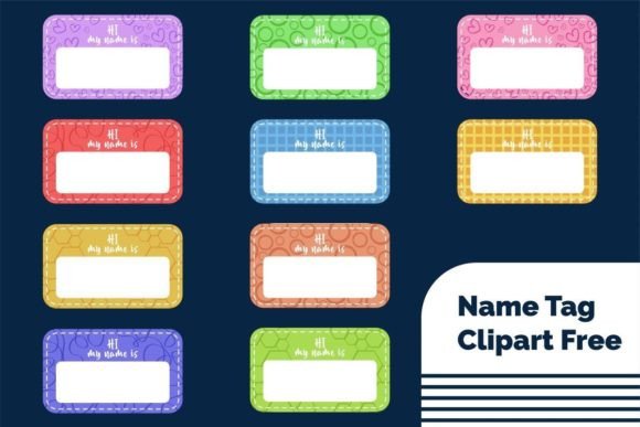 Download Name Tag Clipart Free - Premium Resources