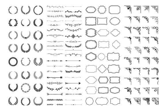Download Vintage Calligraphic Elements. - Vintage Collection
