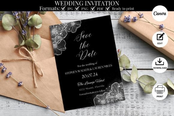 Download Save the Date Wedding Invitation - Wedding invitation Collection