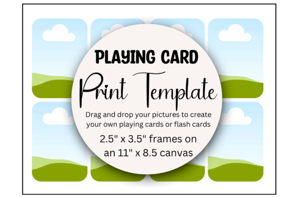 Download Playing Card Print Template - Print template Collection
