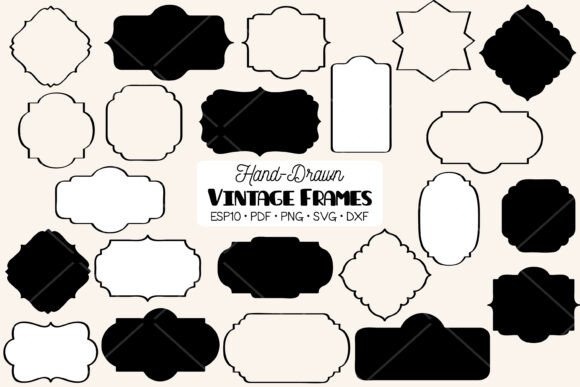 Download Vintage Frames | Decorative Border Label - Label Collection