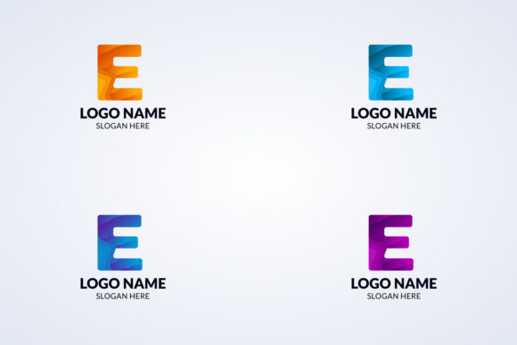 Download E Typography Modern Abstract Logo - Modern Collection